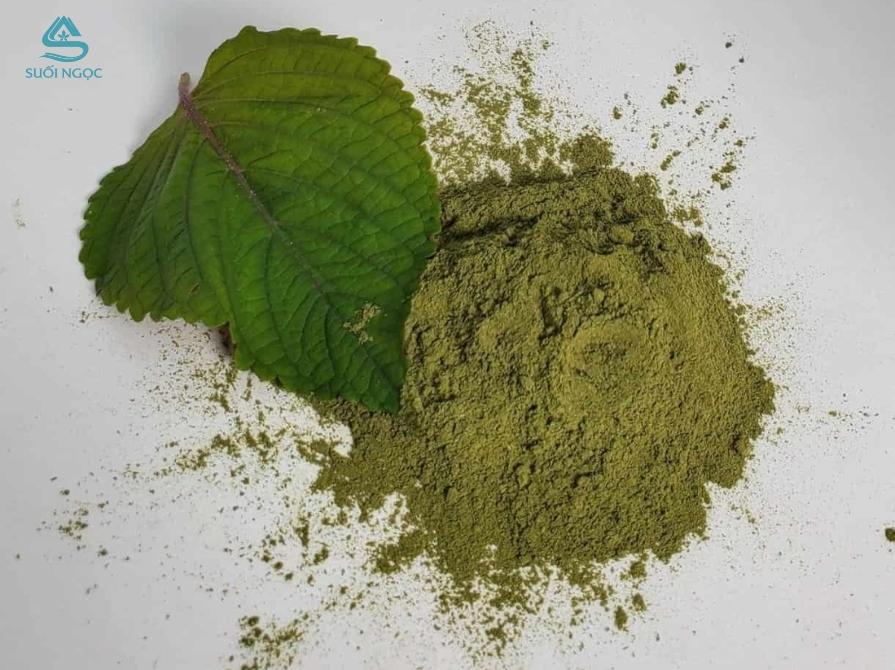 Cách sử dụng bột lá tía tô